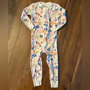 Hanna Andersson Multicolor Floral Kids Footie